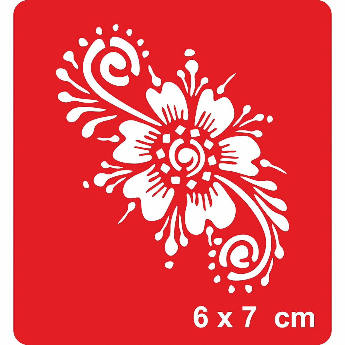 Hercai Menekşe Tattoo Geçici Dövme Şablonları Kına Kalıpları