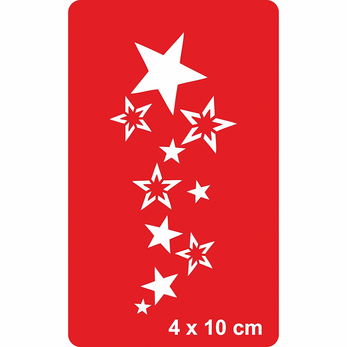 Yıldız Kümesi Tattoo Geçici Dövme Şablonları Kına Kalıpları