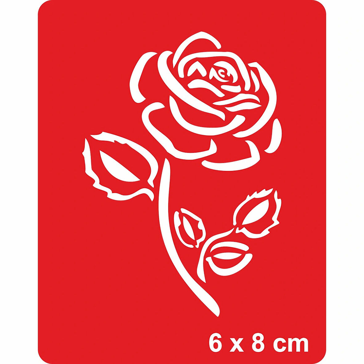 Güller Açsın Tattoo Geçici Dövme Şablonları Kına Kalıpları