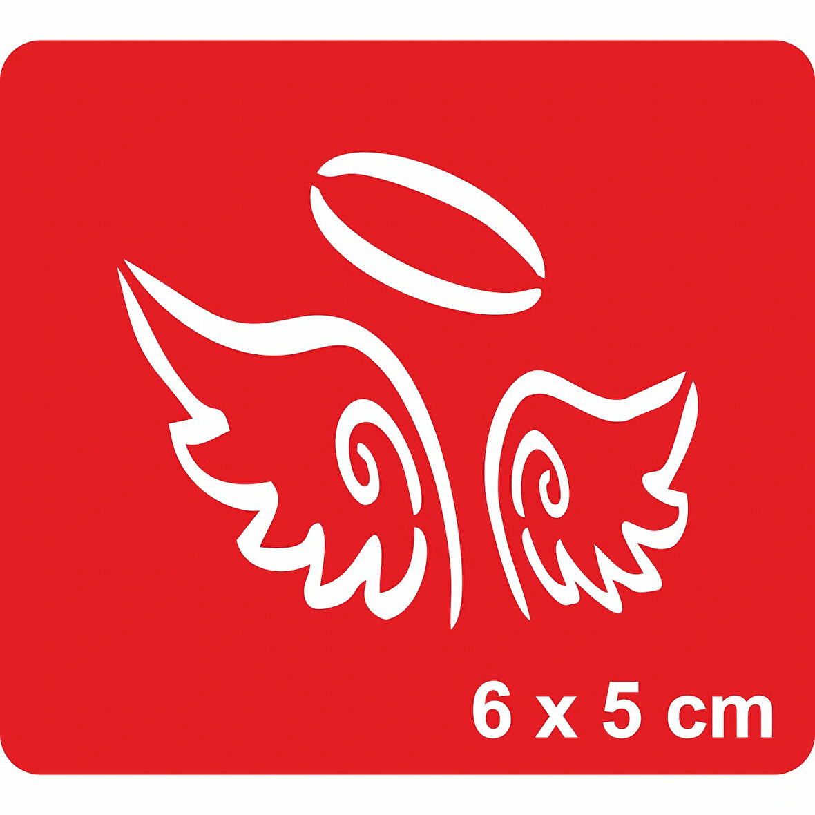 Melek  Kanatları  Tattoo Geçici Dövme Şablonları Kına Kalıpları