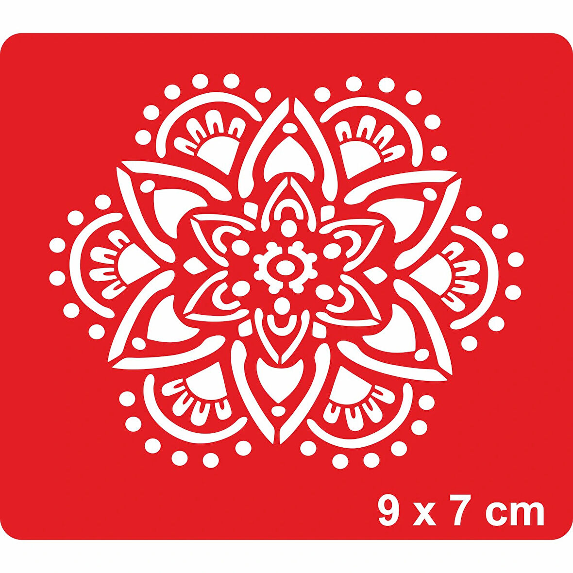 Mandala 352 Tattoo Geçici Dövme Şablonları Kına Kalıpları