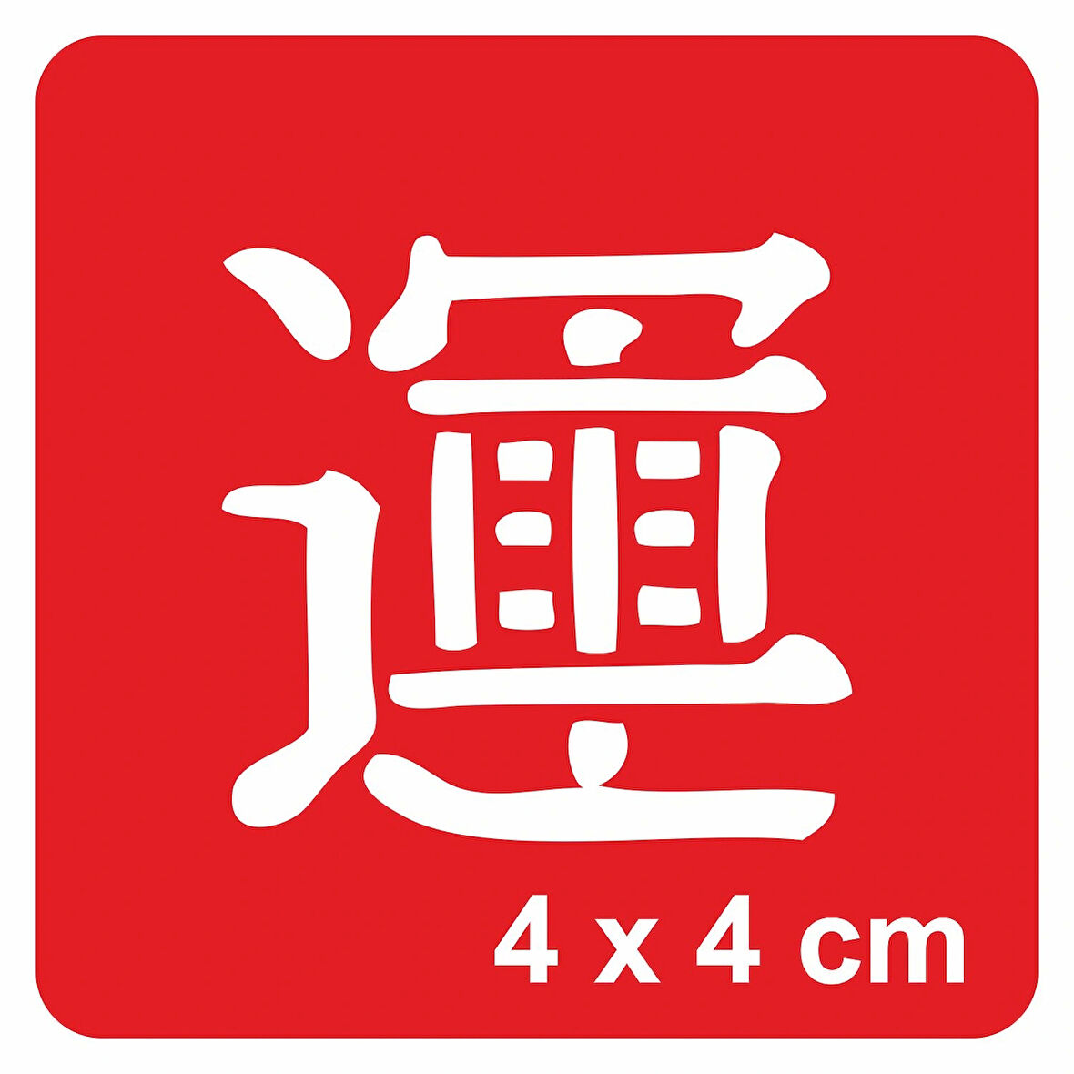 Şans Kanji Tattoo Geçici Dövme Şablonları Kına Kalıpları