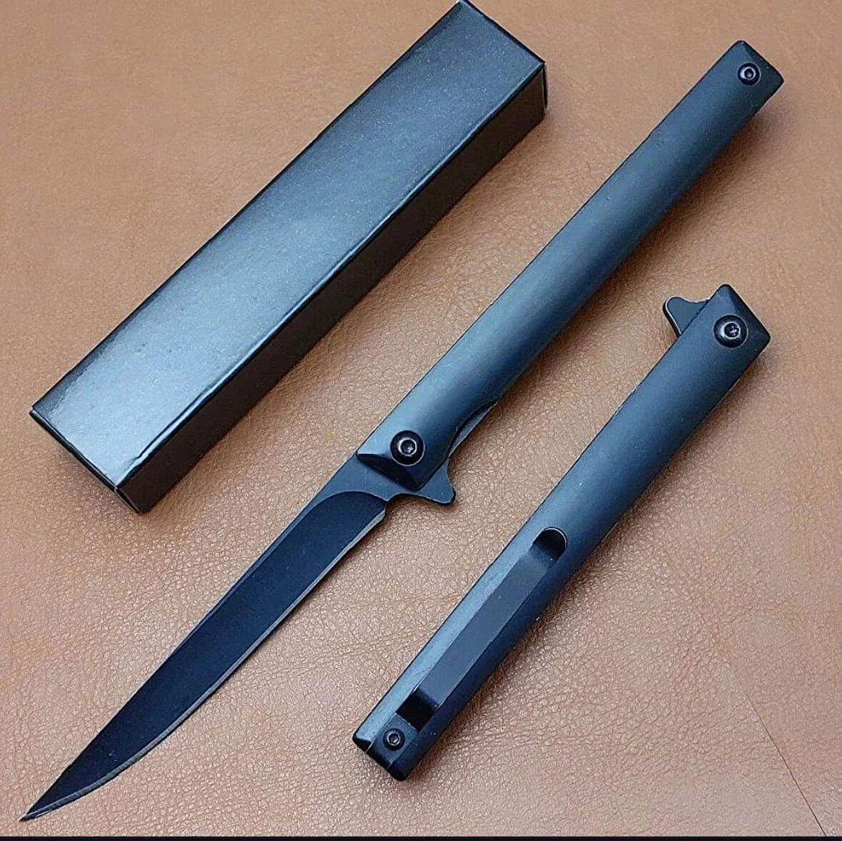 AlsepeteAvm Siyah İnce AlsepeteAvm Kamp Çakısı