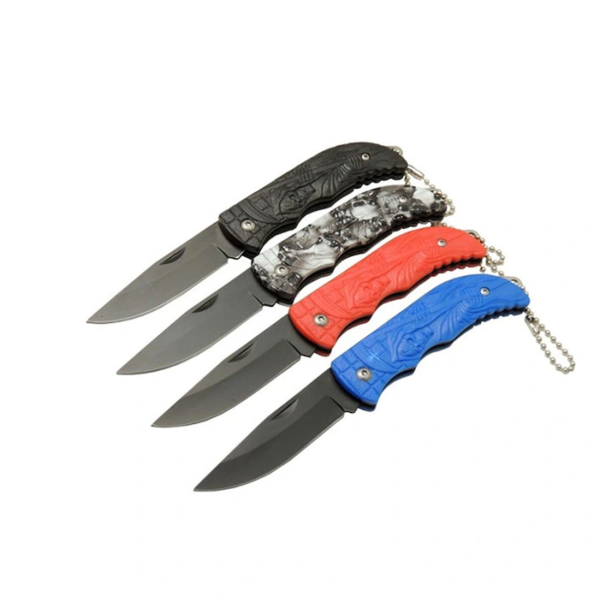 4 Lü Plastik Çakı İskelet M-4-6 15 CM