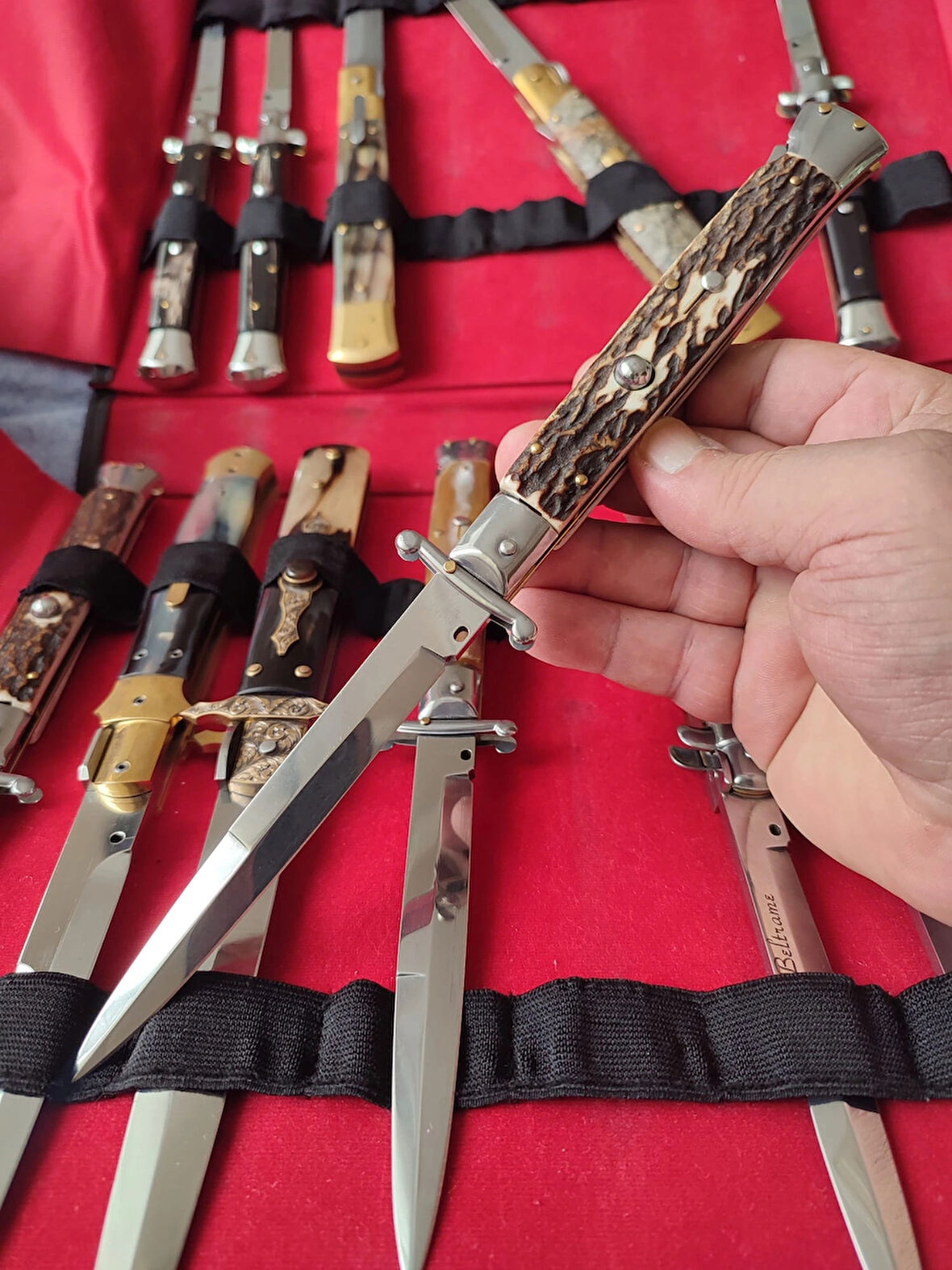 Orjinal AlsepeteAvm 28 Cm Geyik Boynuzu Swinguard İtalyan Stiletto