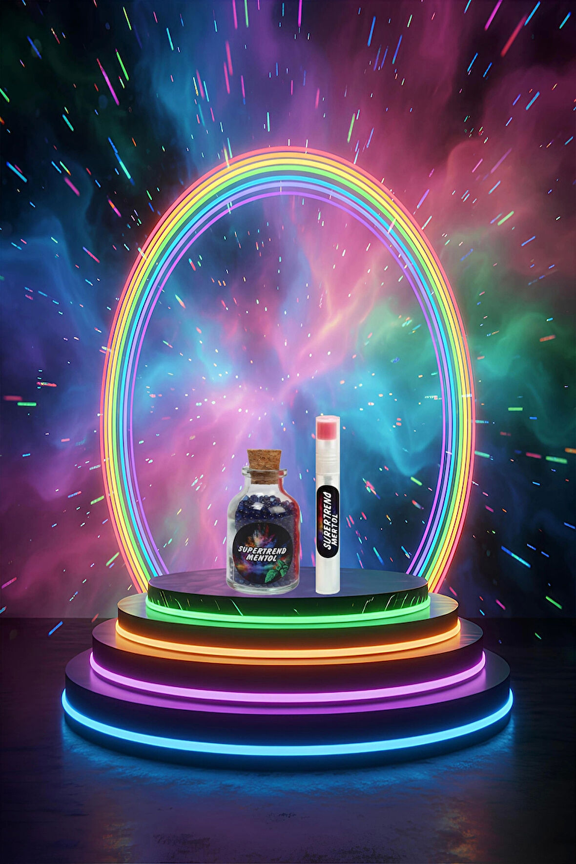 Mentol Topu 1000 Adet Lacivert Mentol 1 Adet Apliaktör Hediye