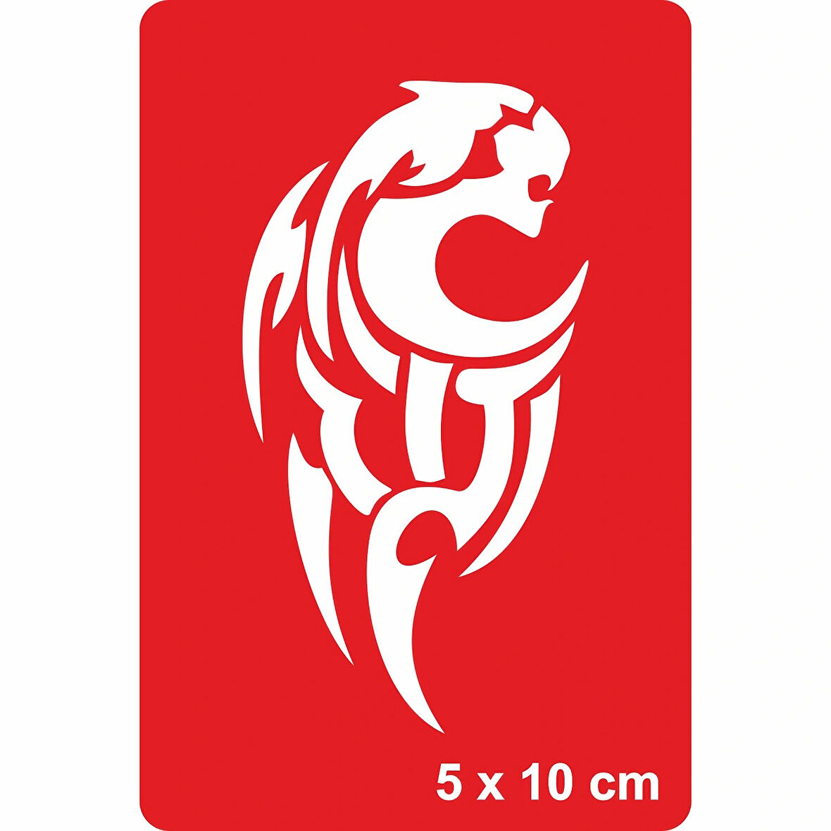 Tribal Jaguar Tattoo Geçici Dövme Şablonları Kına Kalıpları