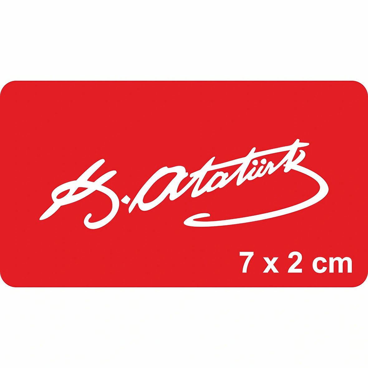 Atatürk İmzası-1 Tattoo Geçici Dövme Şablonları Kına Kalıpları