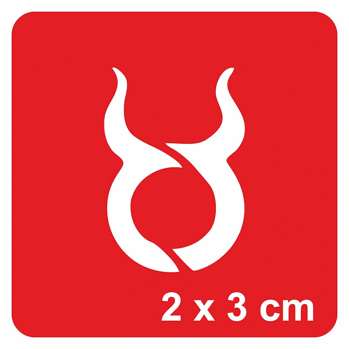 Boğa Burcu Tattoo Geçici Dövme Şablonları Kına Kalıpları