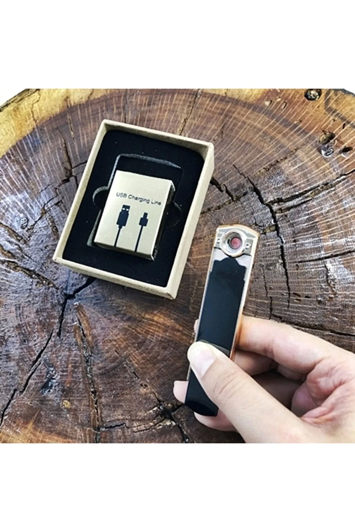 Usb Şarjlı Alevsiz Çakmak