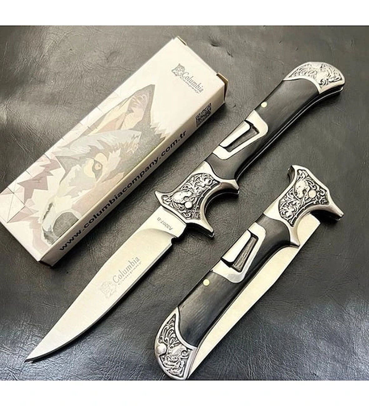 AlsepeteAvm A3207-B Gravür İşlemeli Manuel Kamp Çakısı