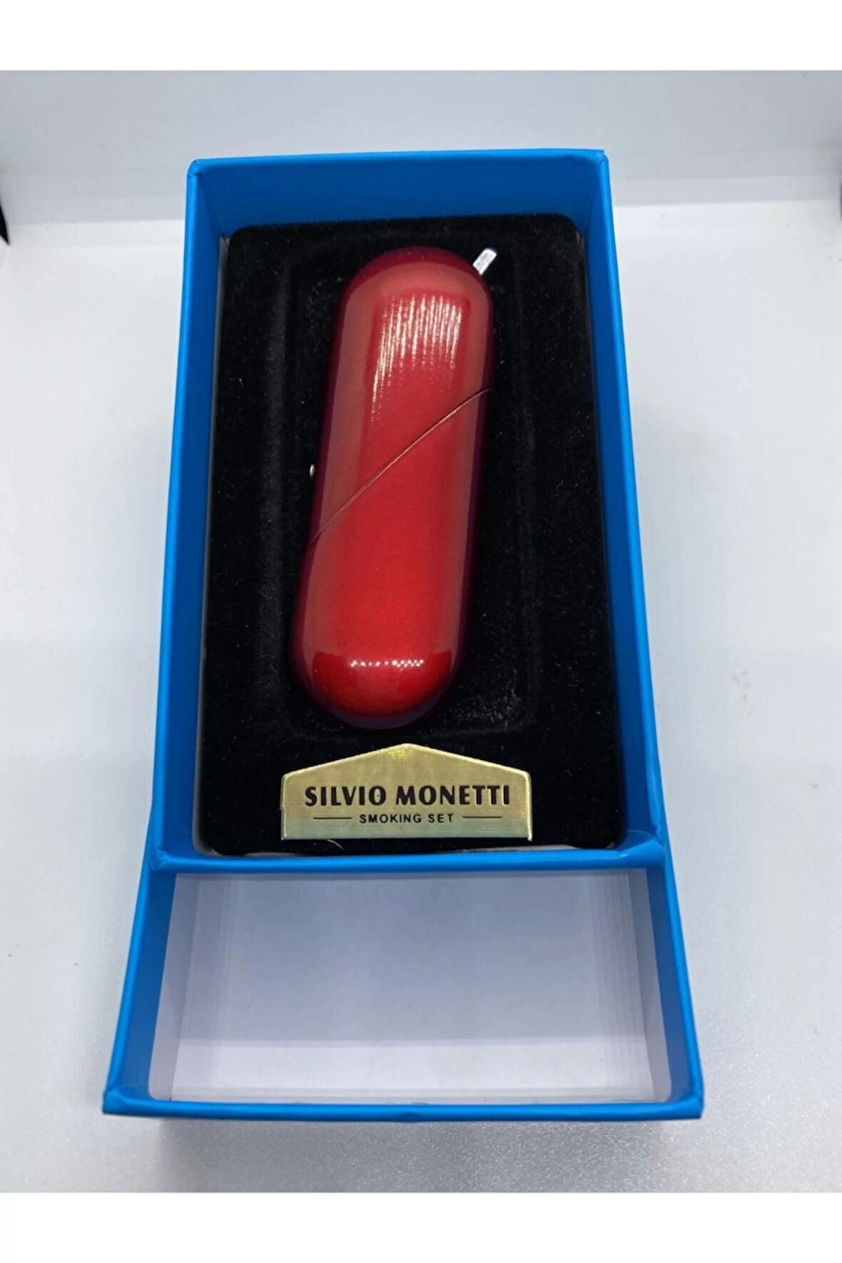 Silvio Monetti Kırmızı Kalpli Gazlı Aşk Çakmağı