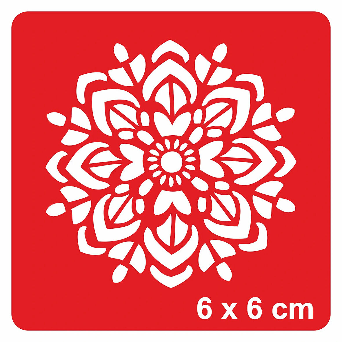 Mandala 362 Tattoo Geçici Dövme Şablonları Kına Kalıpları