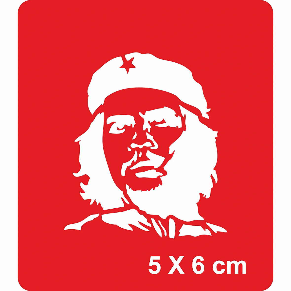 Che Guevara Tattoo Geçici Dövme Şablonları Kına Kalıpları