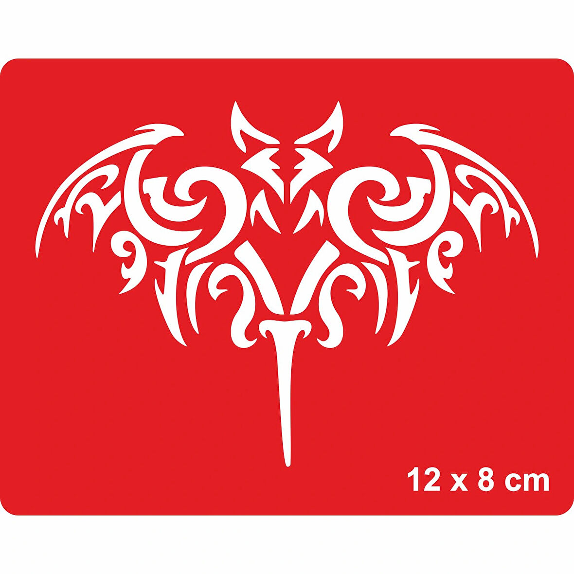 Dev Yarasa Tattoo Geçici Dövme Şablonları Kına Kalıpları