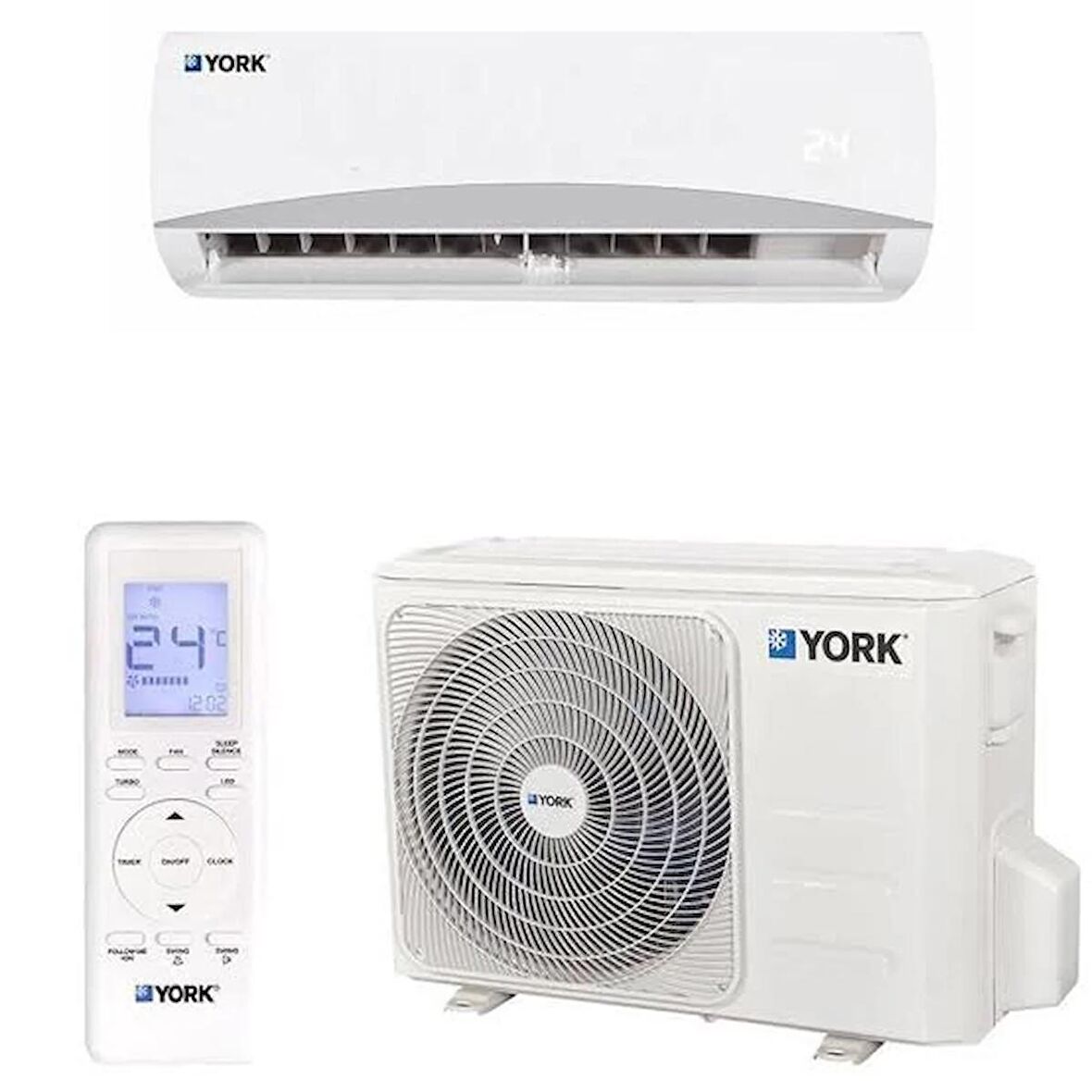 York Monterosa YHKF12YEEBMJO-X 12000 BTU Duvar Tipi Inverter Klima