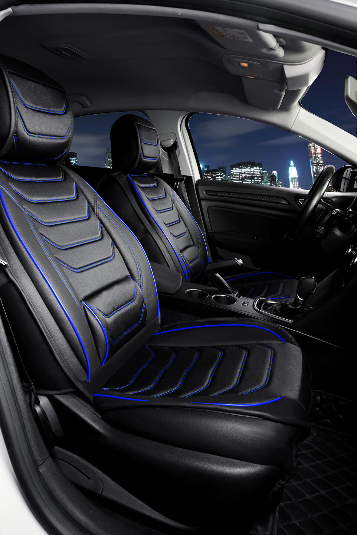 
Seat Cordoba Lüx Oto Koltuk Kılıfı Ön Arka Takım (ANTALYA) SİYAH MAVİ