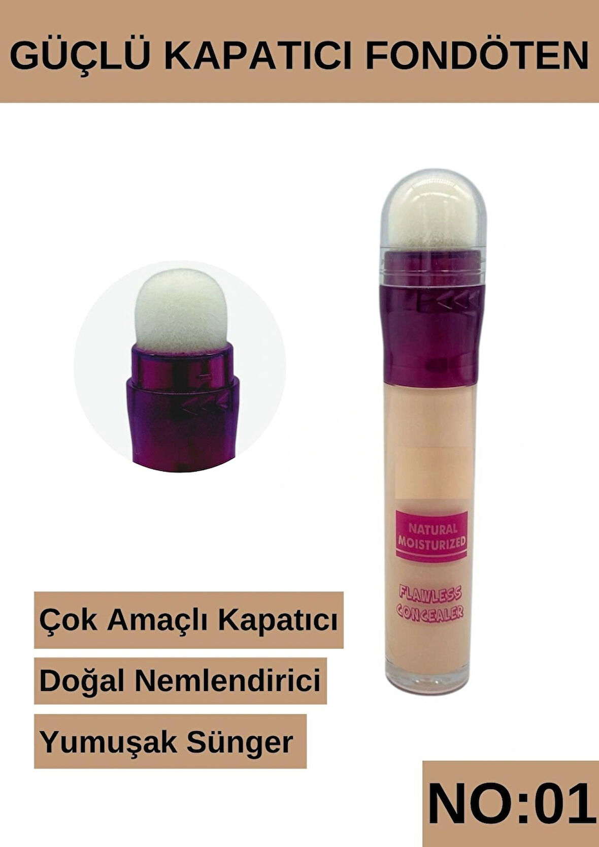 Güçlü Kapatıcı Fondöten
