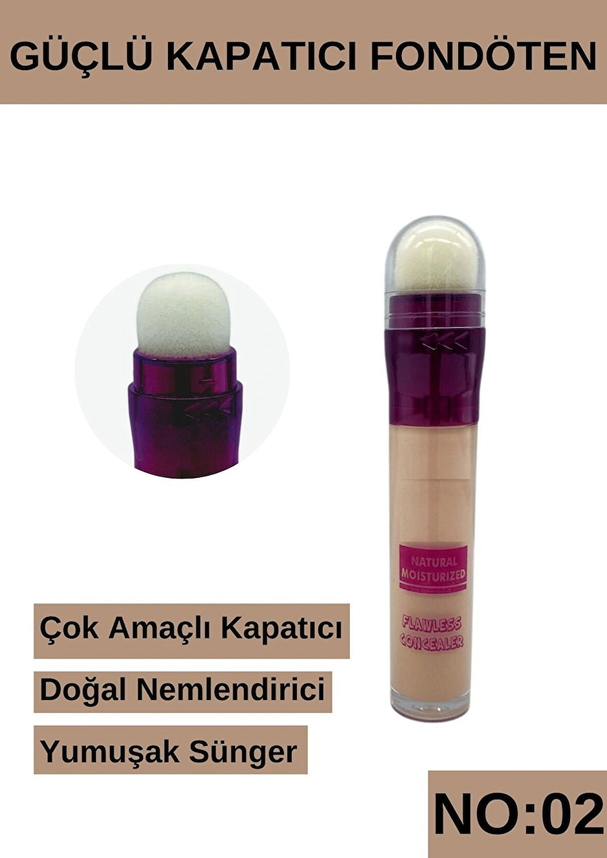 Güçlü Kapatıcı Fondöten