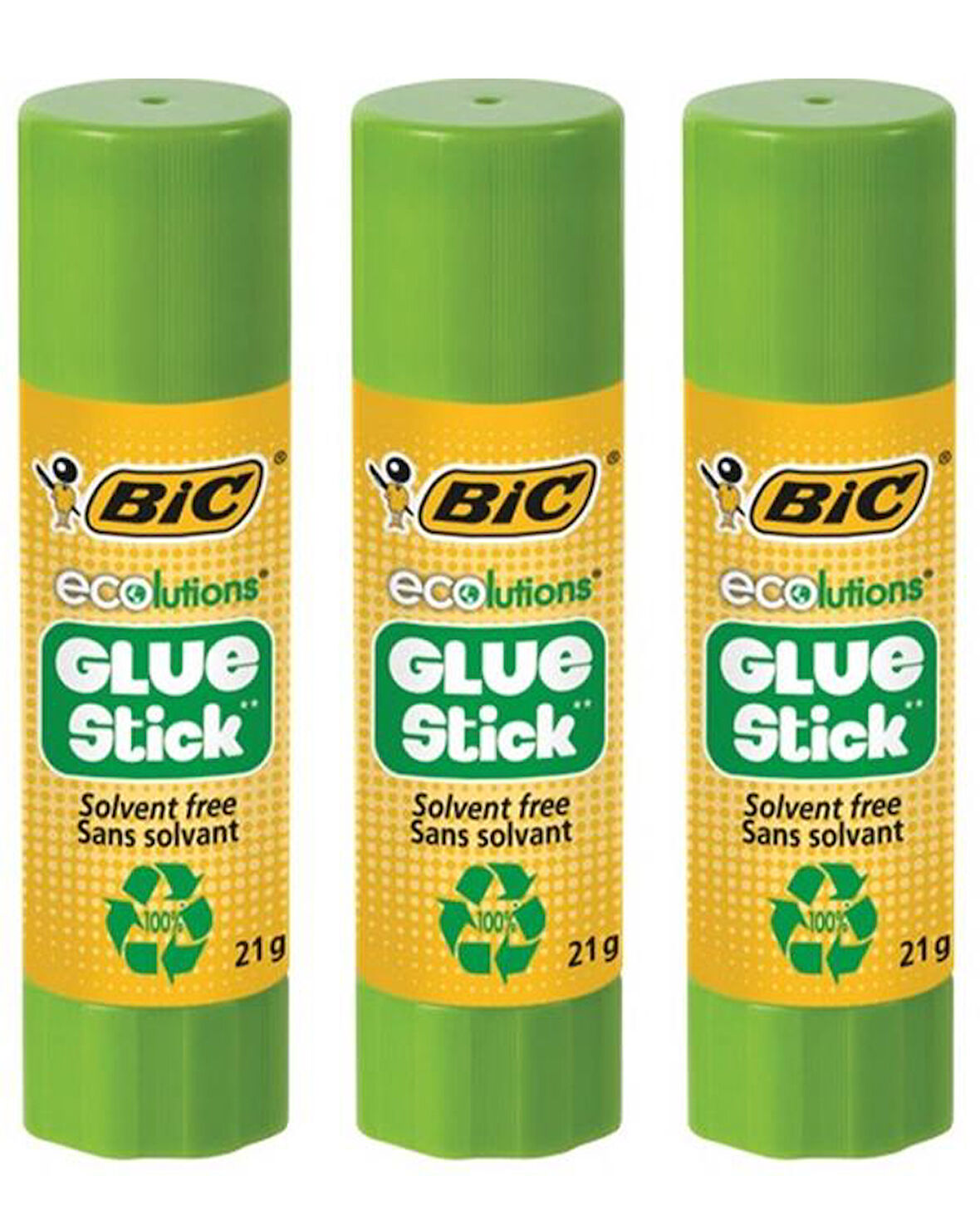 Bic Eco Glue Stick Yapıştırıcı 21 gr 3 Adet