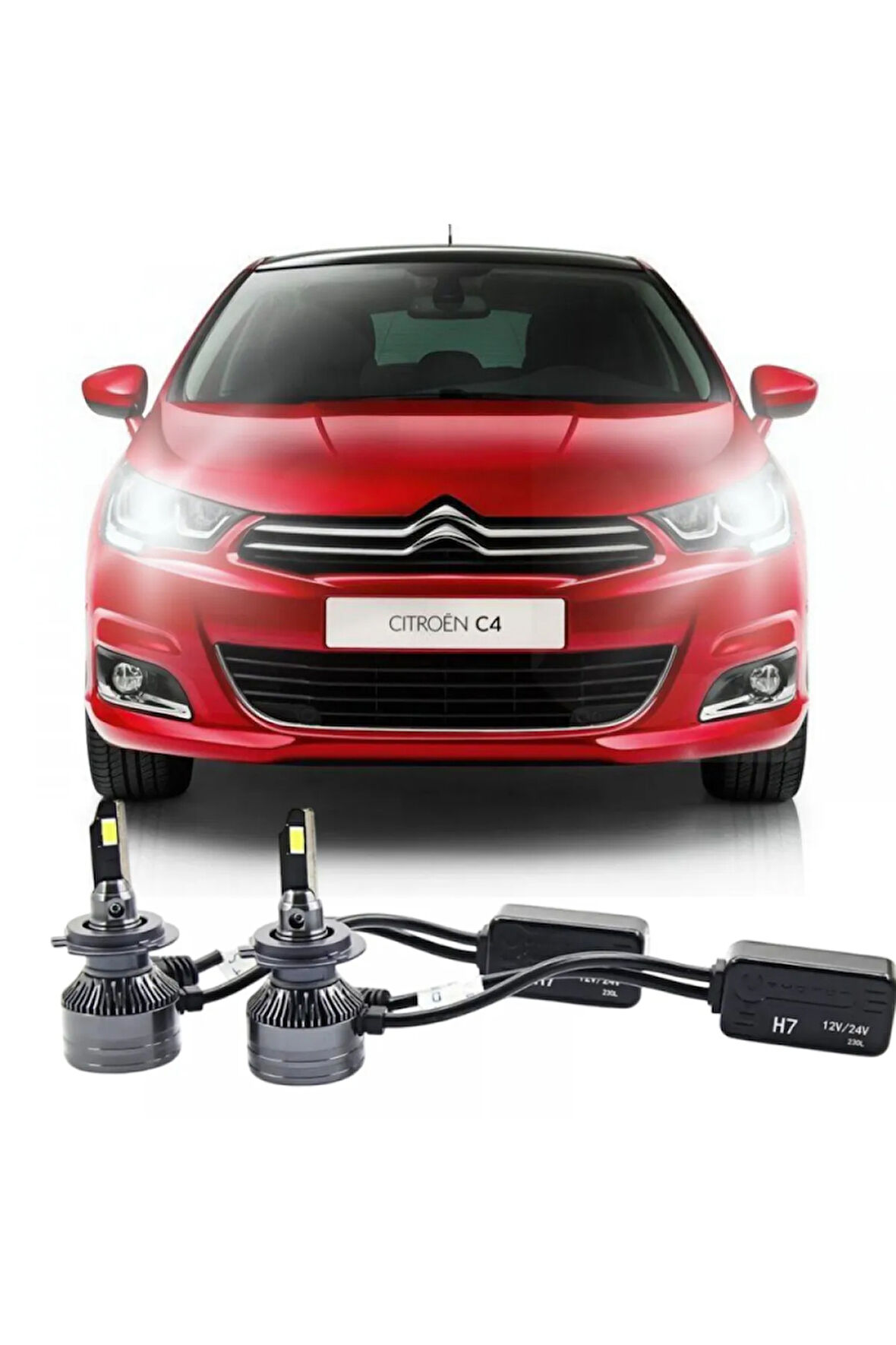 CITROEN C4 (2012-2017) LED KISA FAR AMPULÜ H7 ULTRA