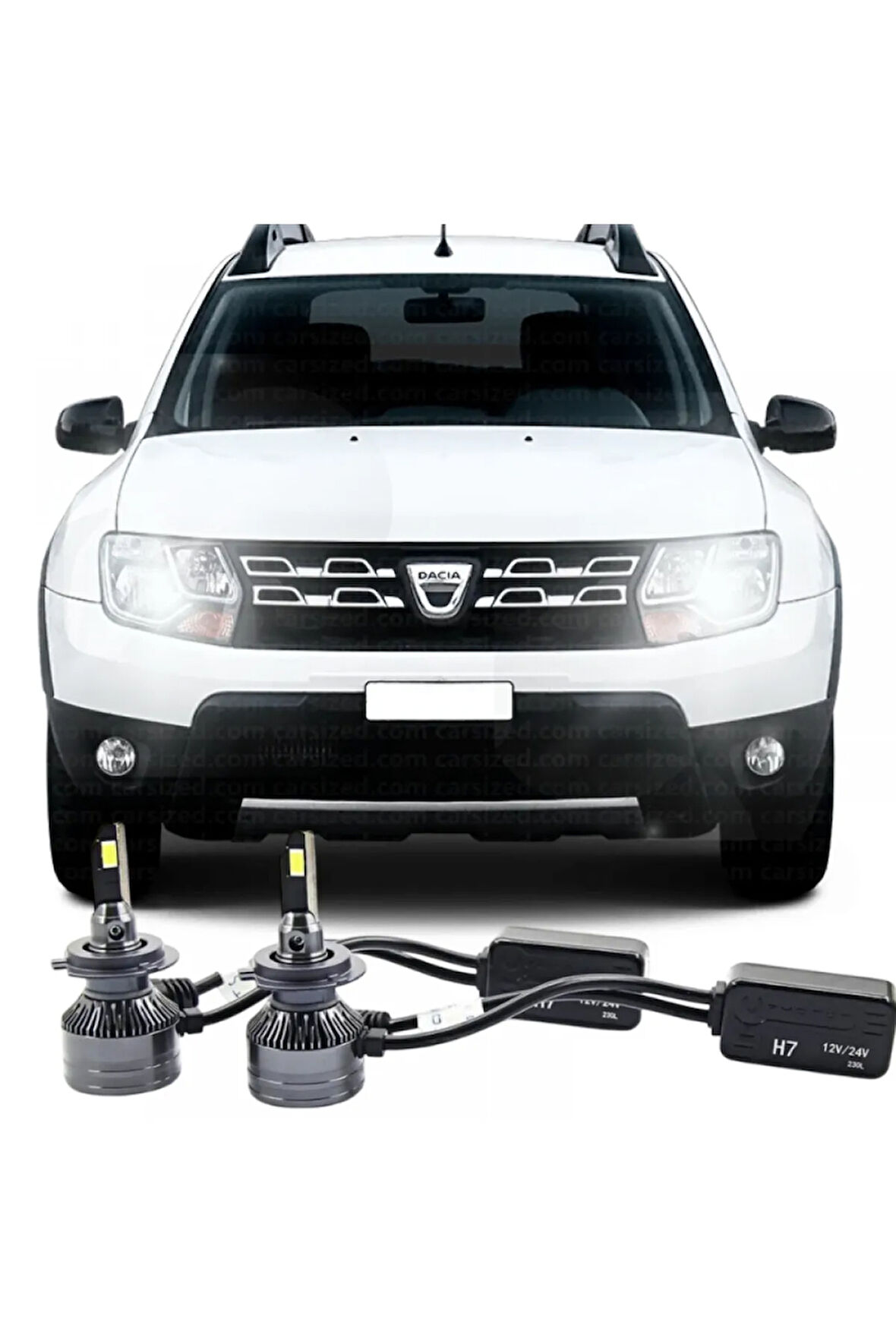 DACIA DUSTER LED XENON KISA FAR AMPULÜ H7 ULTRA