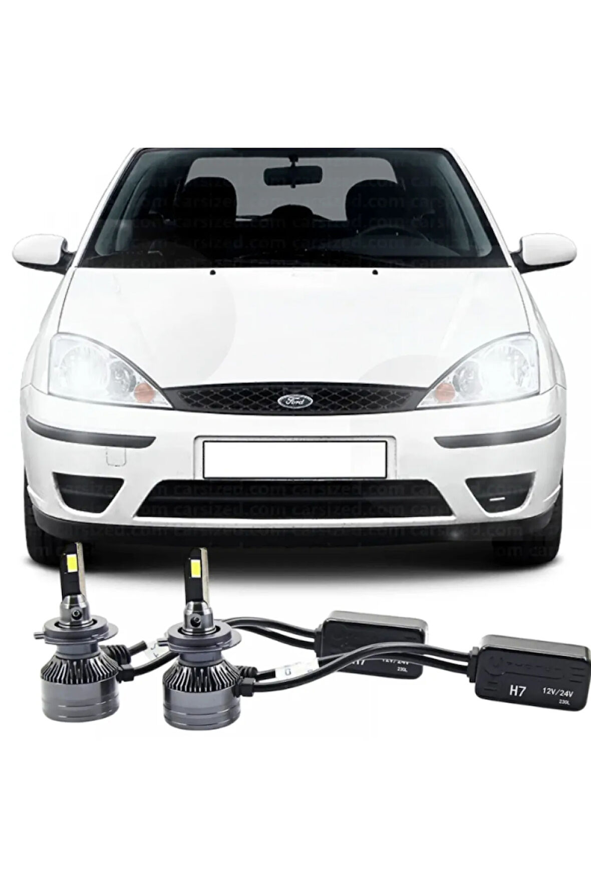 FORD FOCUS 1 (2002-2005) LED KISA FAR AMPULÜ H7 ULTRA