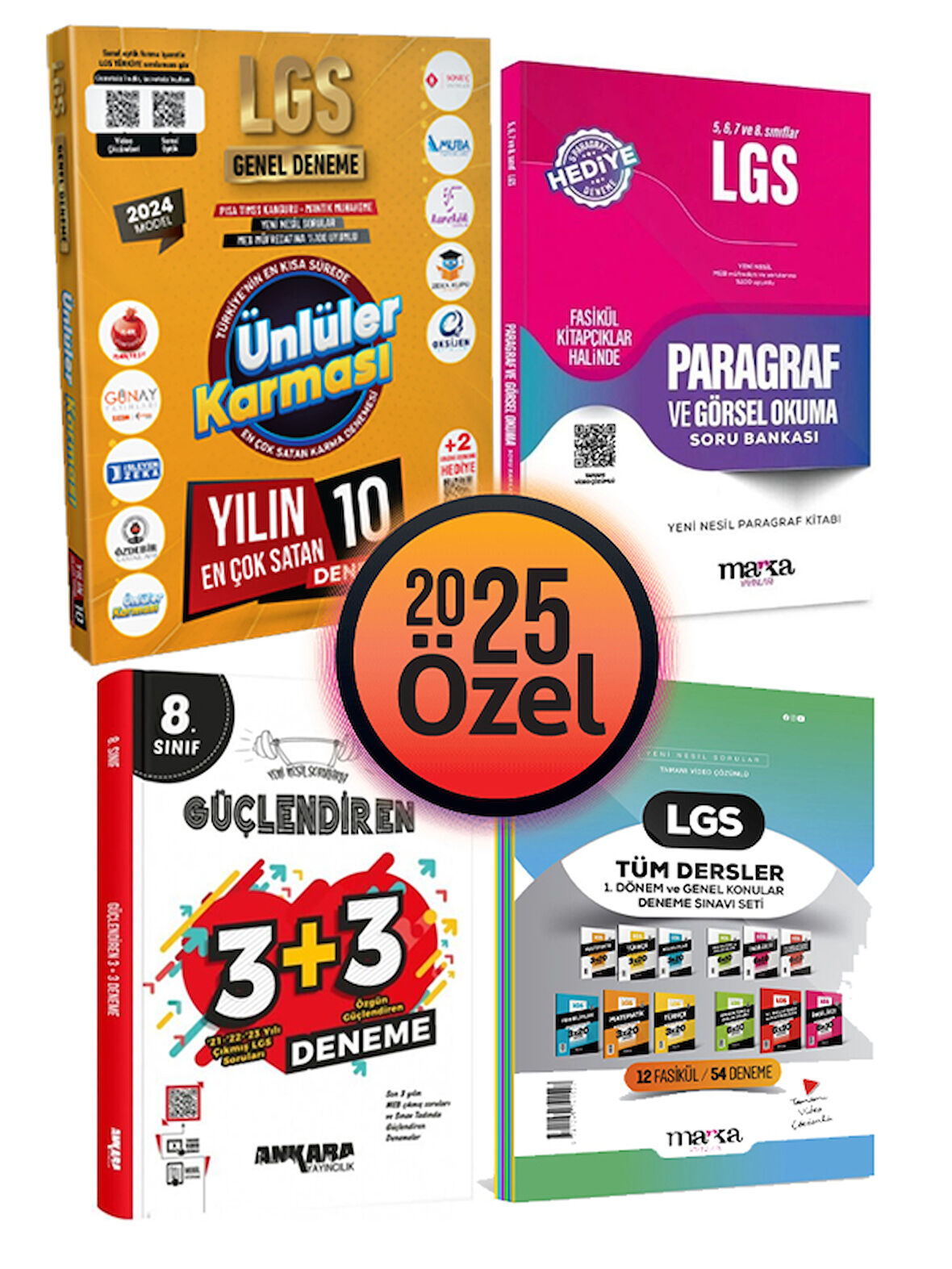 Ünlüler Karması LGS 10 Deneme Ankara LGS 3+3 Deneme Marka Branş Branş Deneme ile Paragraf Soru 4lü