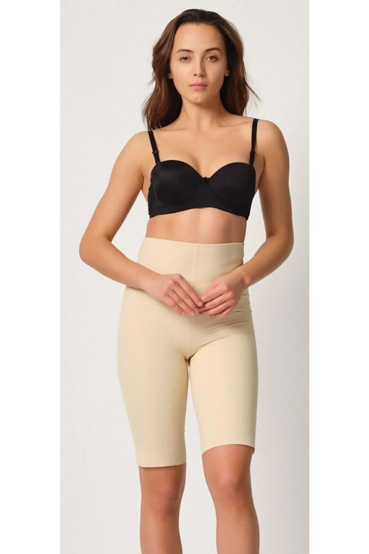 2923 Karyokalı Destekli Uzun Paçalı Lazer Korse