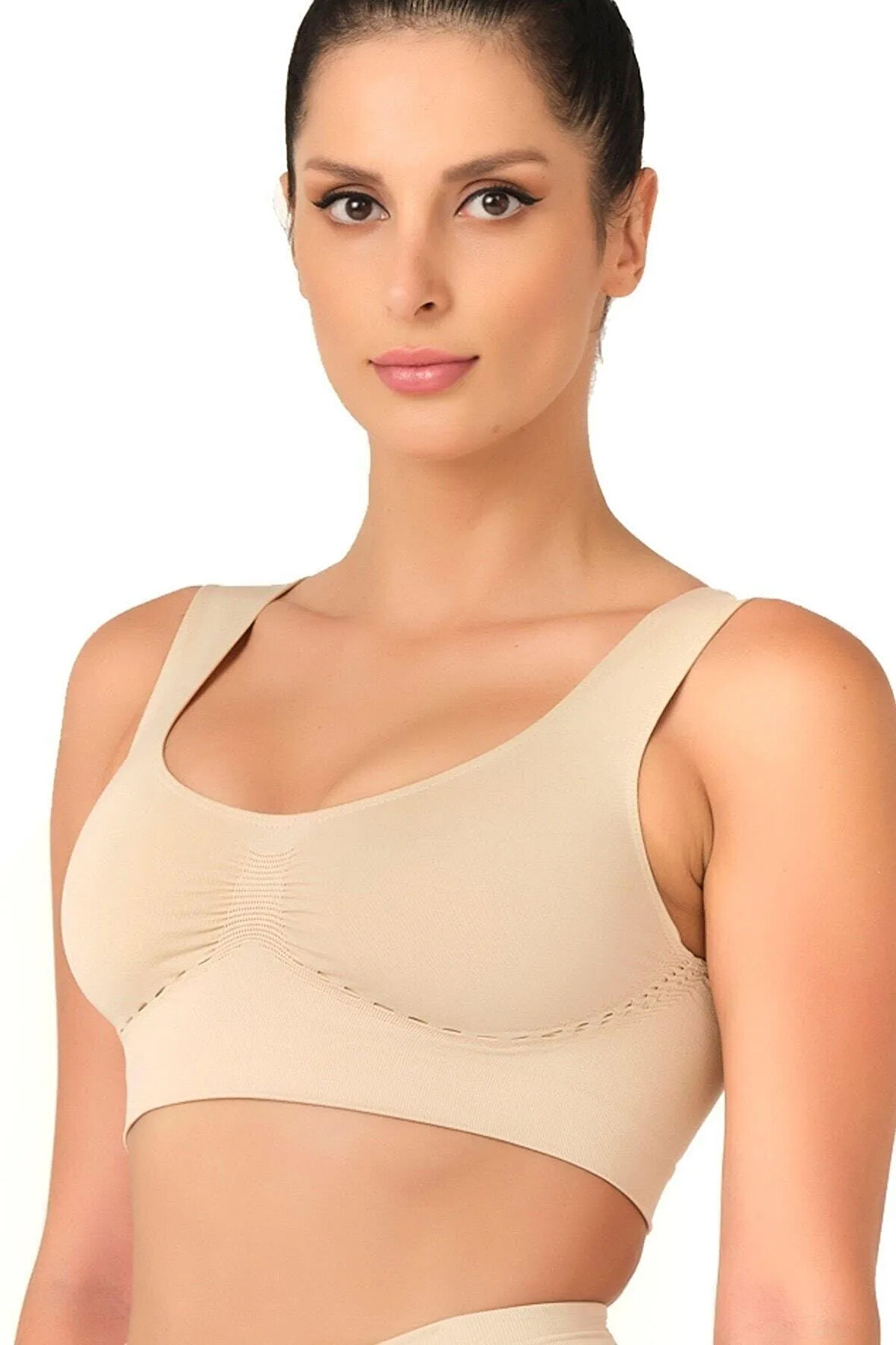 4015 Dikişsiz Dekolte Toparlayıcı Sütyen
