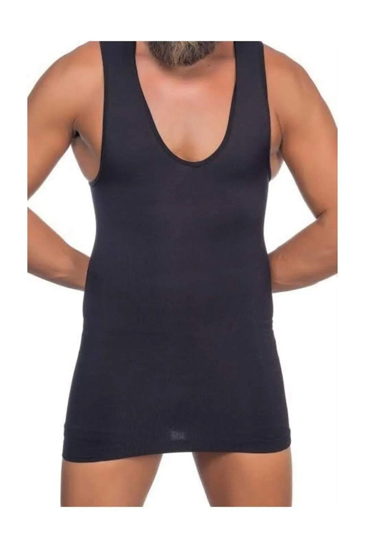 E1002 Dikişsiz U Yaka Korse Atlet