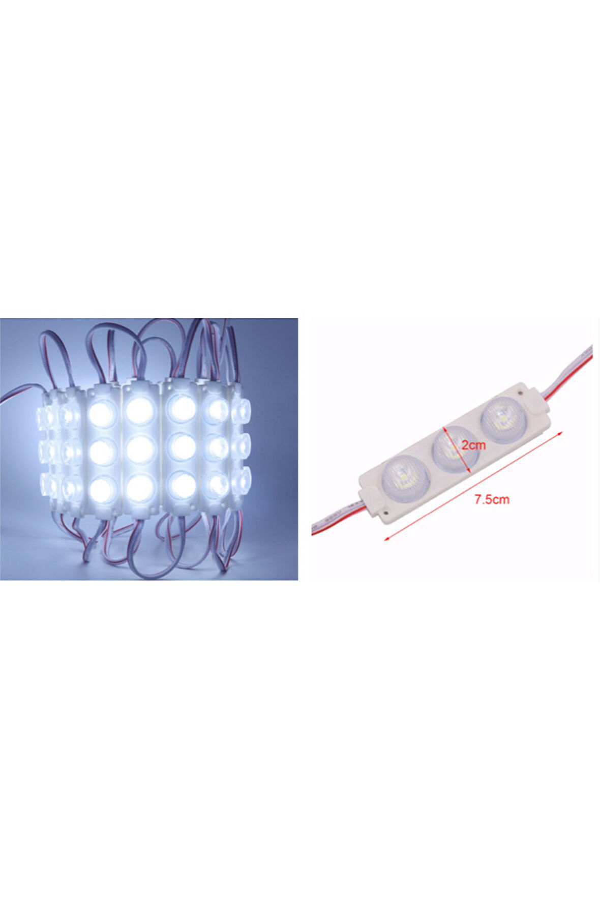 LED MODÜL LAMBA 12V ÇİFT KUBBE