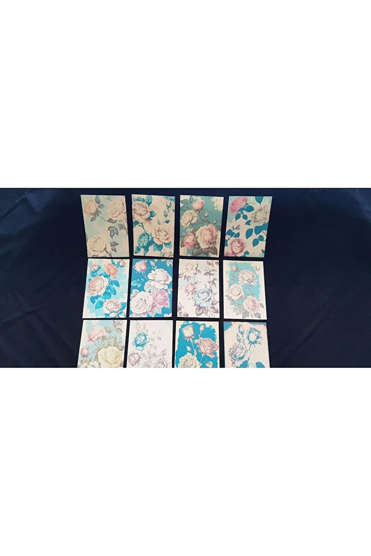 Vintage Güller (24 Adet) Bullet Journal Vintage Kağıt Seti Scrapbook