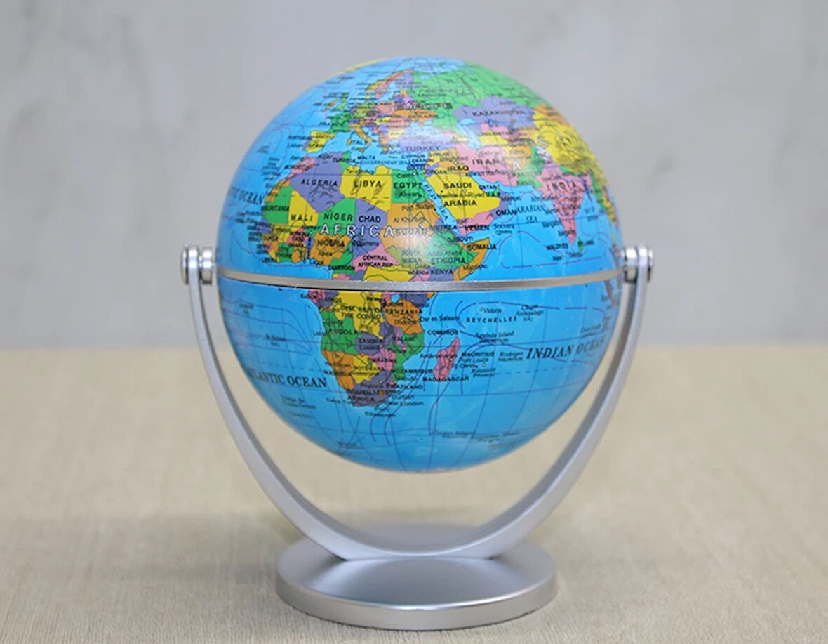 Dekoratif Masa Üstü Dünya Küre Alk3584