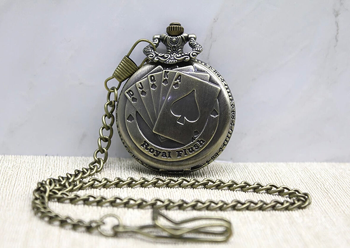 Oyun Kartı Köstekli Saat Alk3876