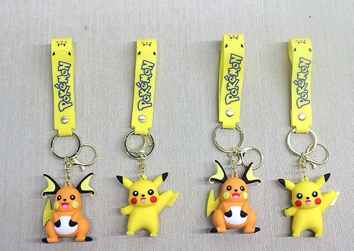 Pikachu Silikon Anahtarlık Alk4252