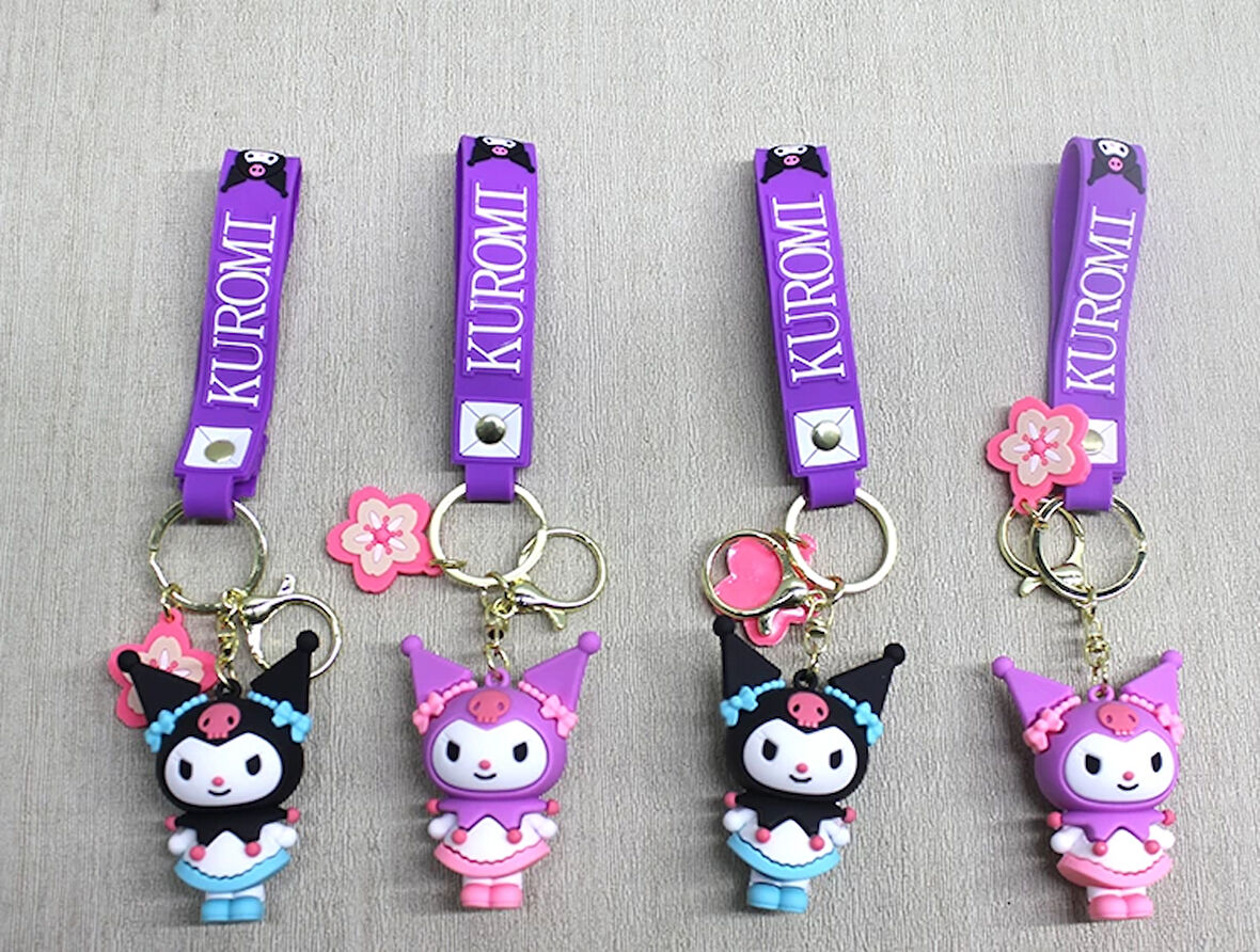 Kuromi Silikon Anahtarlık Alk4259