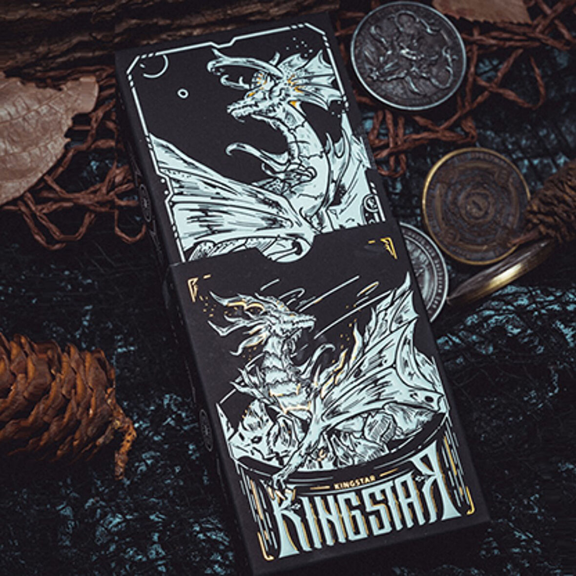 King Star Words of Dragon Premium Oyun Kağıdı Limited Edition Koleksiyonluk iskambil Kartları
