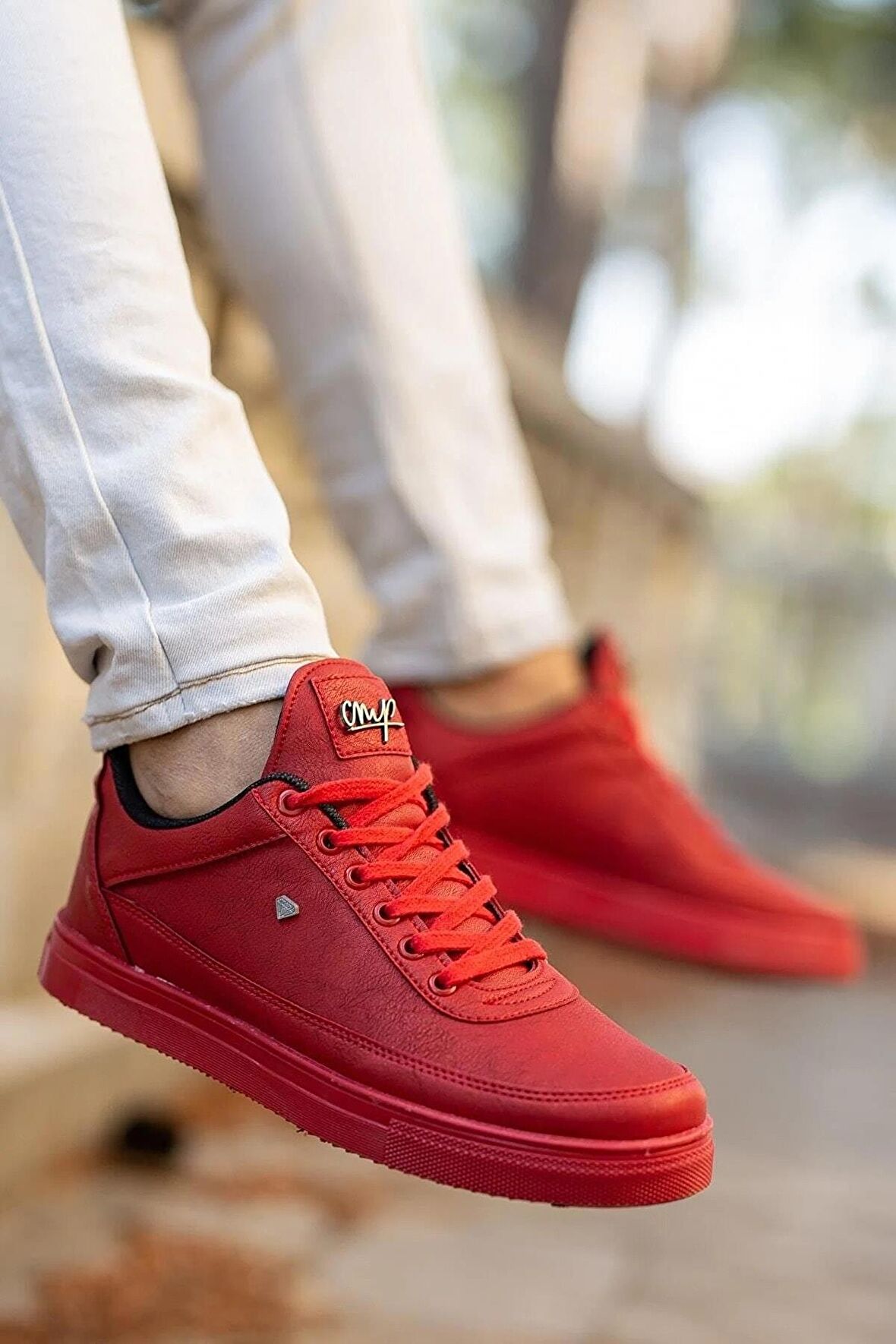 Deri Günlük Ortopedik Rahat Kaliteli Bağcıklı Casual Astarlı Şık Erkek Sneaker Spor Ayakkabı