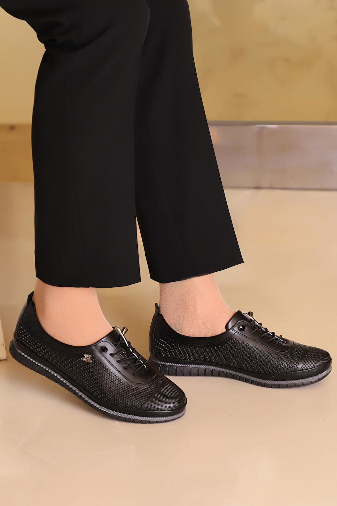 Kaptan Junior Kadın Klasik Ayakkabı Ortopedik Anne Ayakkabısı Anne Babet Ayakkabı Anne Kadın Günlük Ayakkabı ZSLNK 615