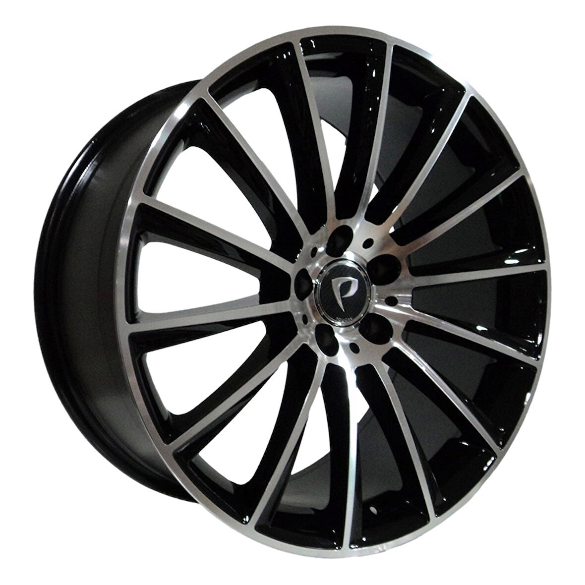7X16 BK-836 5X112 ET35 66.56 BLACK MACHINED XL