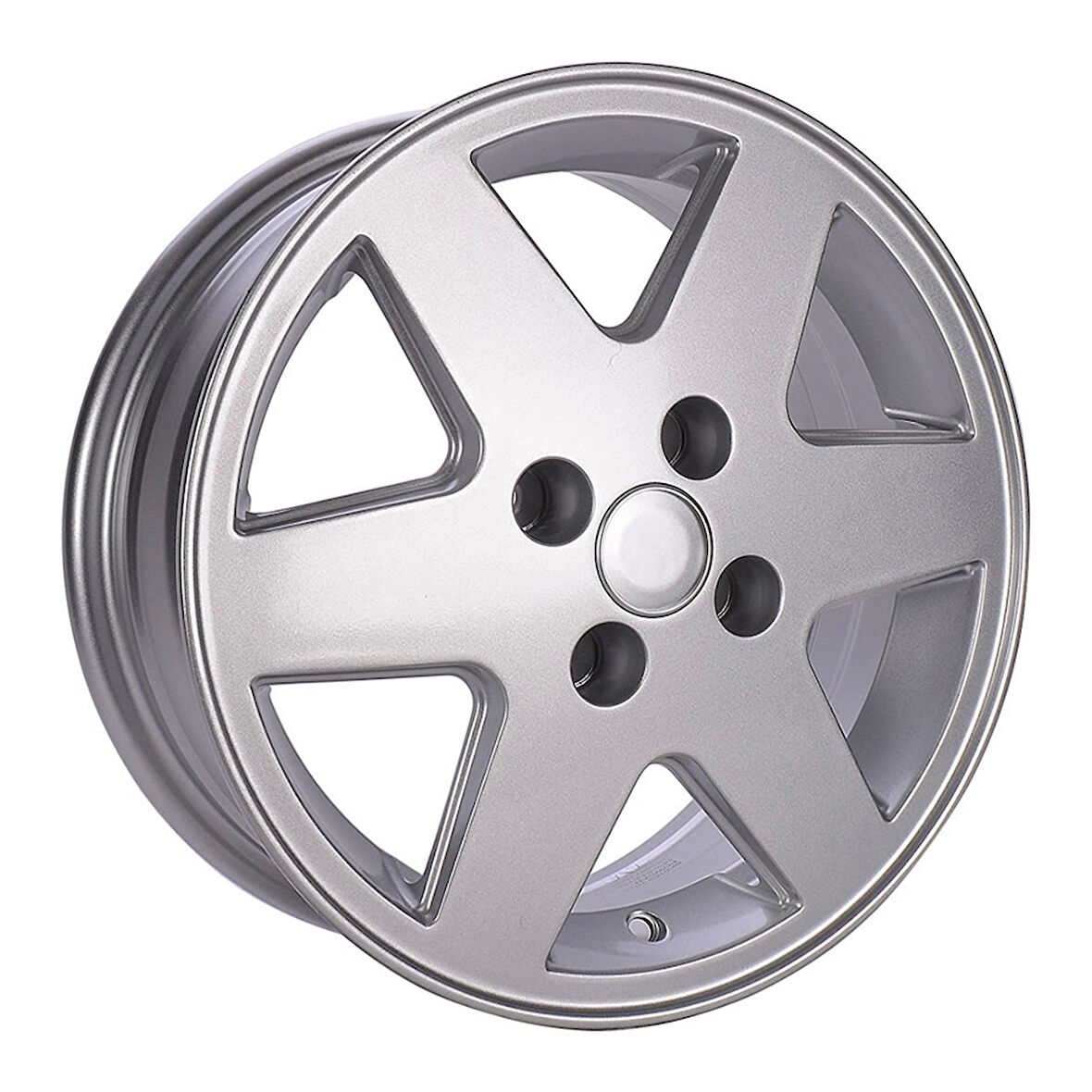 5.5 X 14 BK-5163 4X98 ET34 58.6 SILVER