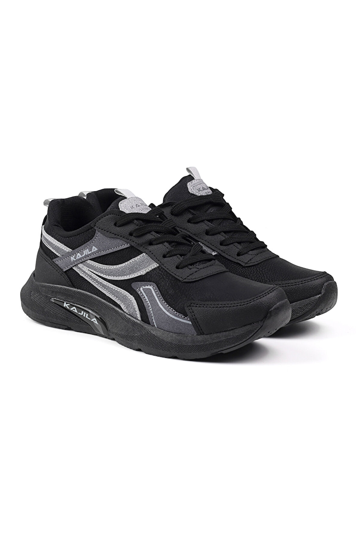 Unisex Siyah Özel Tasarım Modern Konforlu Rahat Sneaker Günlük Yürüyüş Ayakkabısı