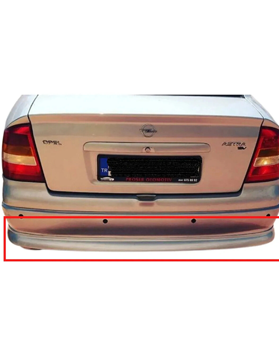 OPEL ASTRA G HB ARKA TAMPON EKİ (( BOYASIZ ))