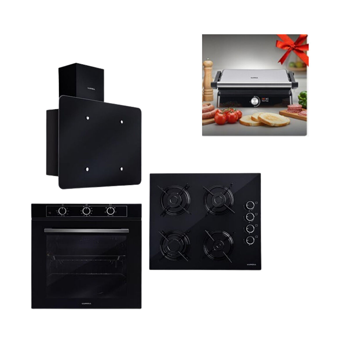 OPTİMUM ANKASTRE SET - TOST MAKİNESİ HEDİYELİ