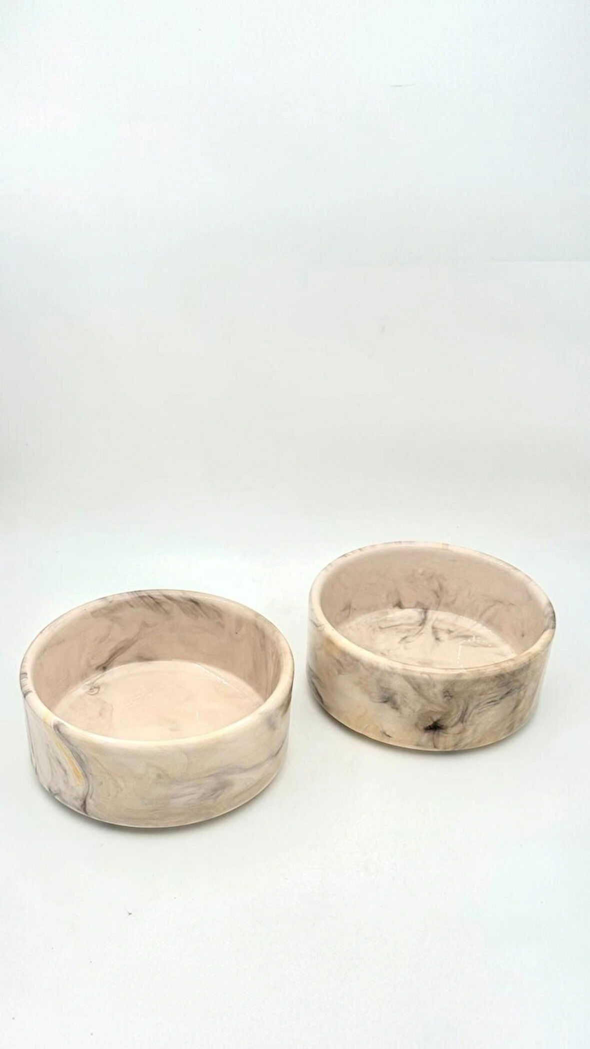 Seramik Kedi Ve Köpek Mama Su Kabı - 2 Adet (12.5 CM, 400 ML)