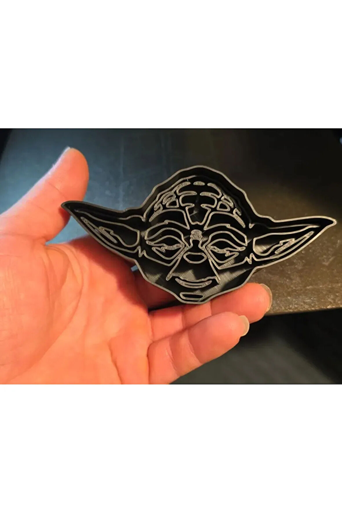 Just3dprintings Yoda Karakteri Şekilli Kurabiye Kalıbı