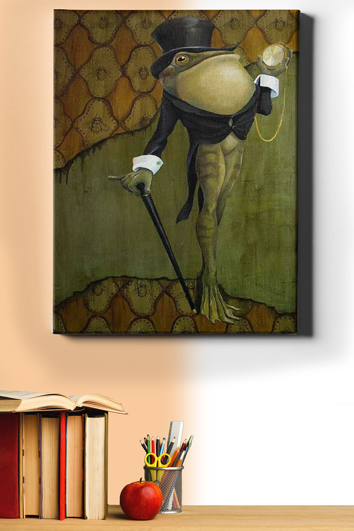 Sayılarla Boyama Seti Kasnaklı Asil Kurbağa 60 X 75 Cm