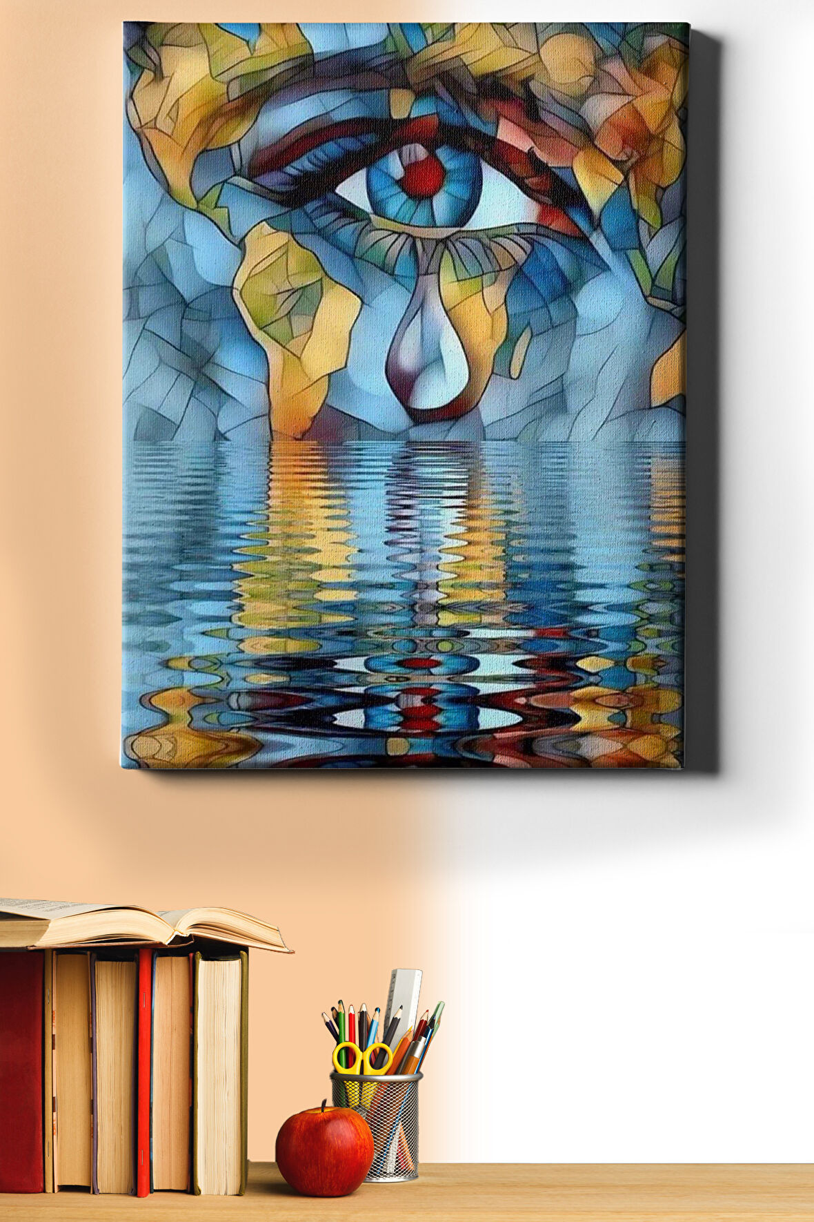 Sayılarla Boyama Seti Kasnaklı Gözyaşı 60 X 75 Cm