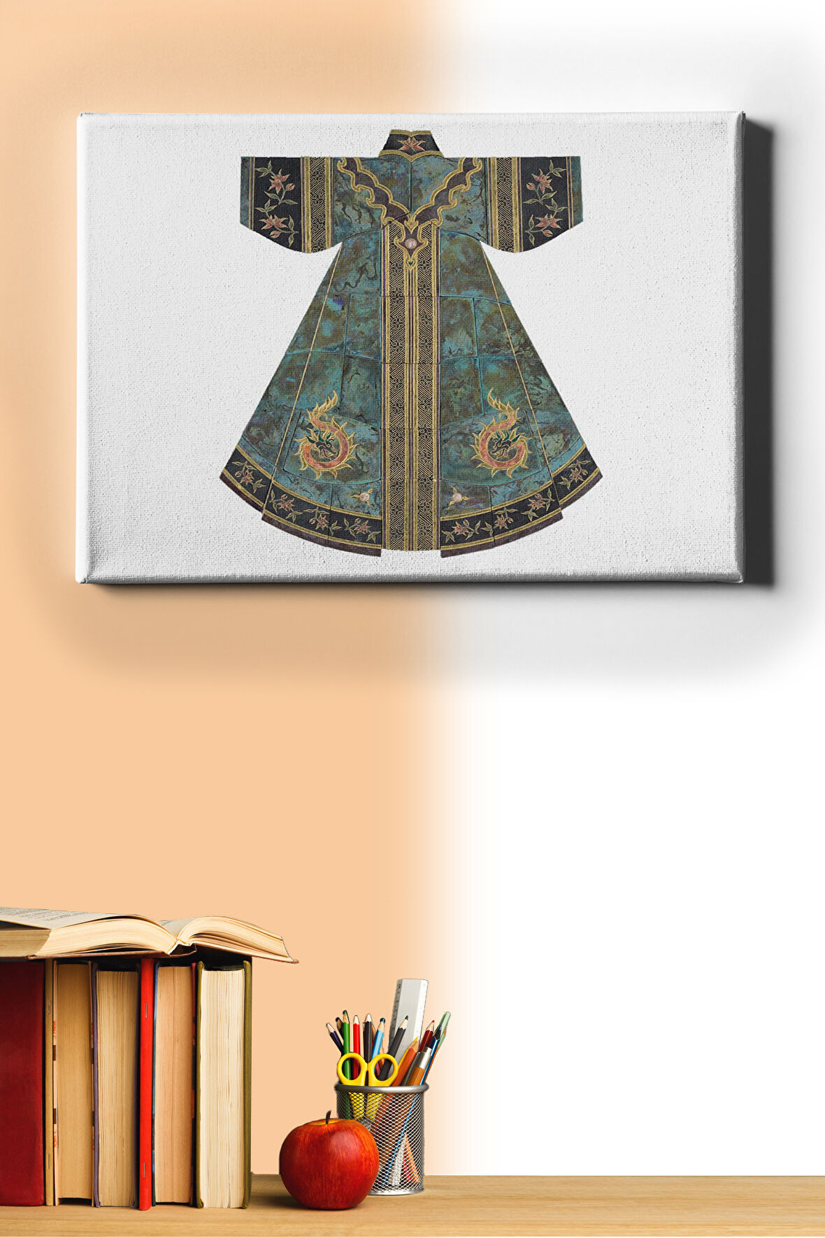 Sayılarla Boyama Seti Kasnaklı Osmanlı Kaftanları 40 X 50 Cm